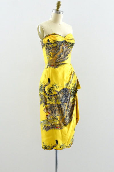 Rare Pauline Lake Silk Dress