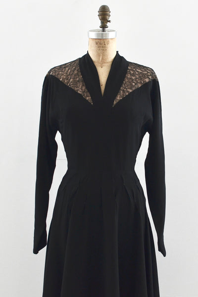 40s Noir Dress