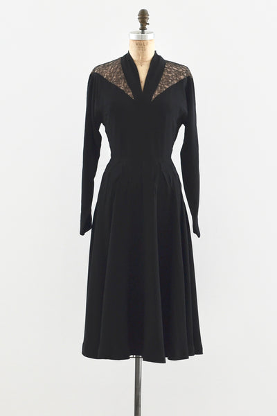 40s Noir Dress