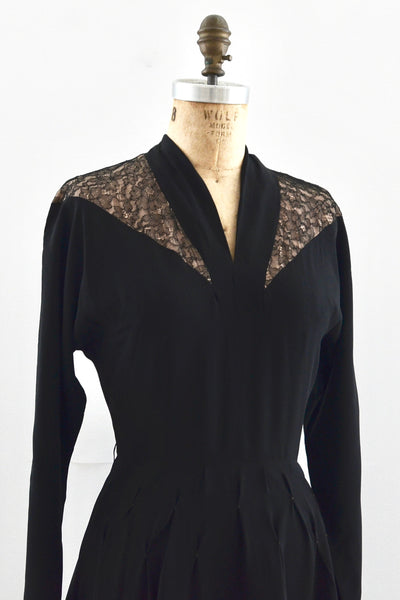 40s Noir Dress