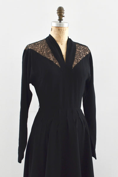 40s Noir Dress