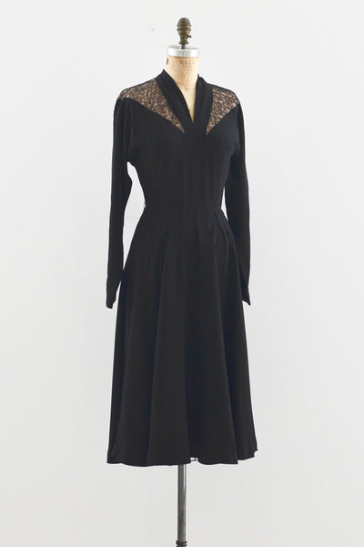 40s Noir Dress