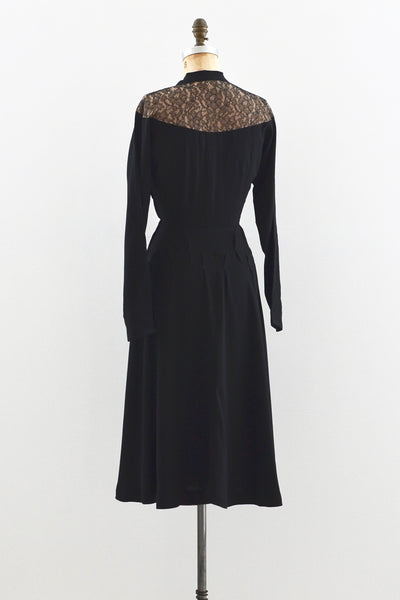 40s Noir Dress