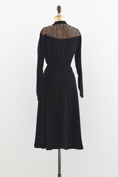 40s Noir Dress
