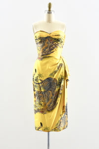 Rare Pauline Lake Silk Dress