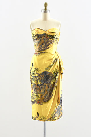 Rare Pauline Lake Silk Dress