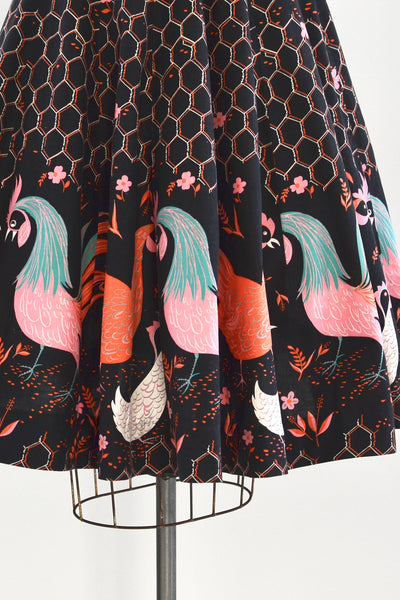 Rooster Print Skirt