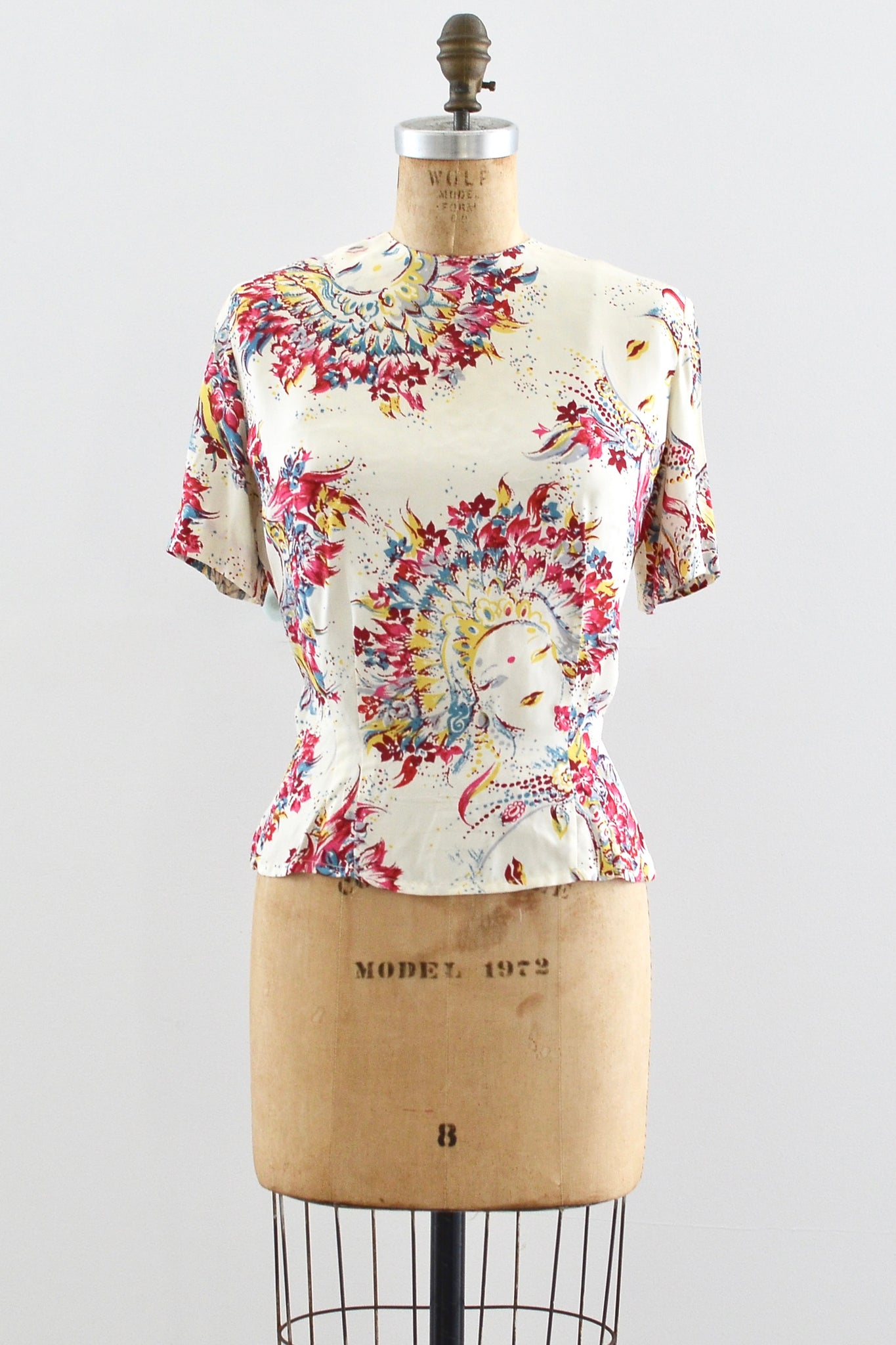 1940s Mardi Gras Top