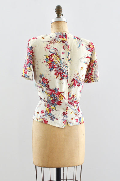 1940s Mardi Gras Top
