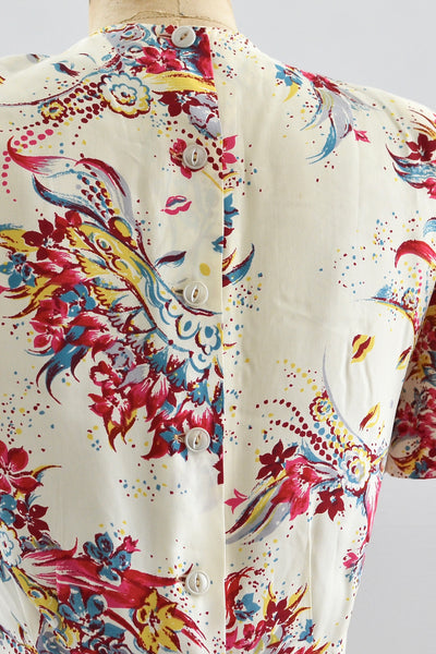 1940s Mardi Gras Top