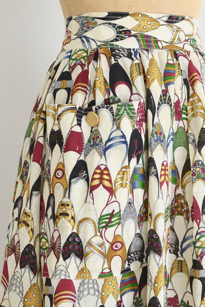 Salvatore Ferragamo Novelty Skirt - Pickled Vintage