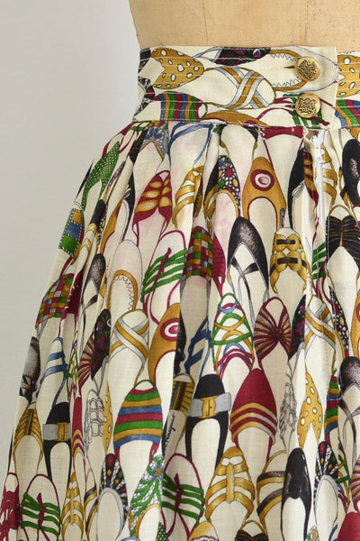 Salvatore Ferragamo Novelty Skirt - Pickled Vintage