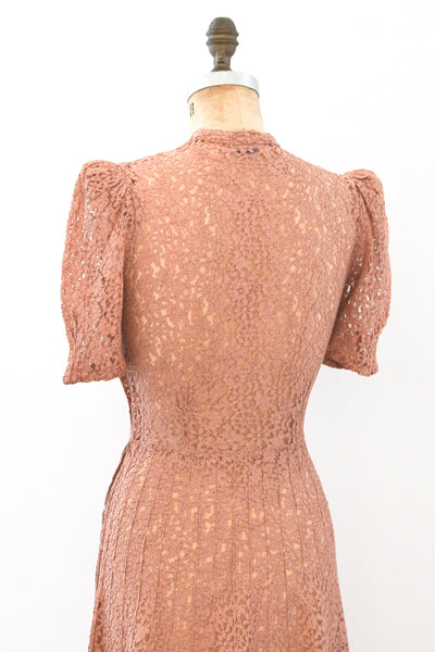 40s Star Burst Lace Dress