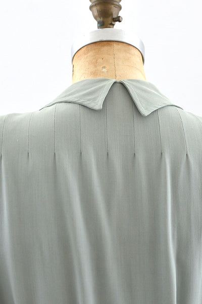 1940s Gabardine Dress