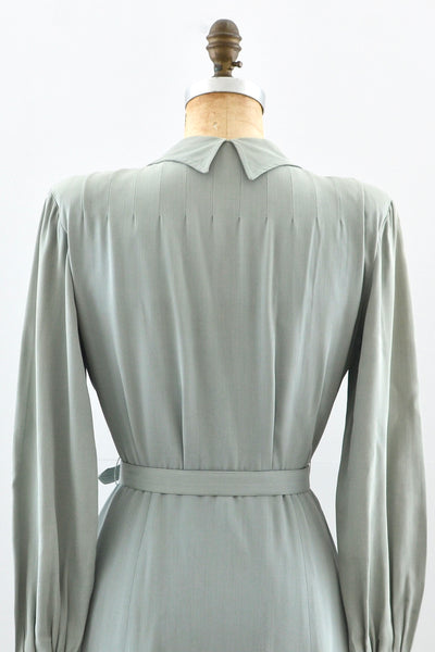 1940s Gabardine Dress
