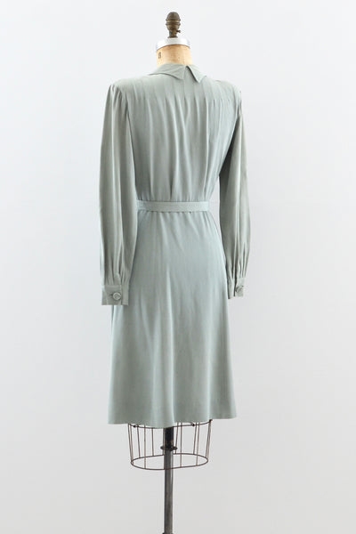 1940s Gabardine Dress