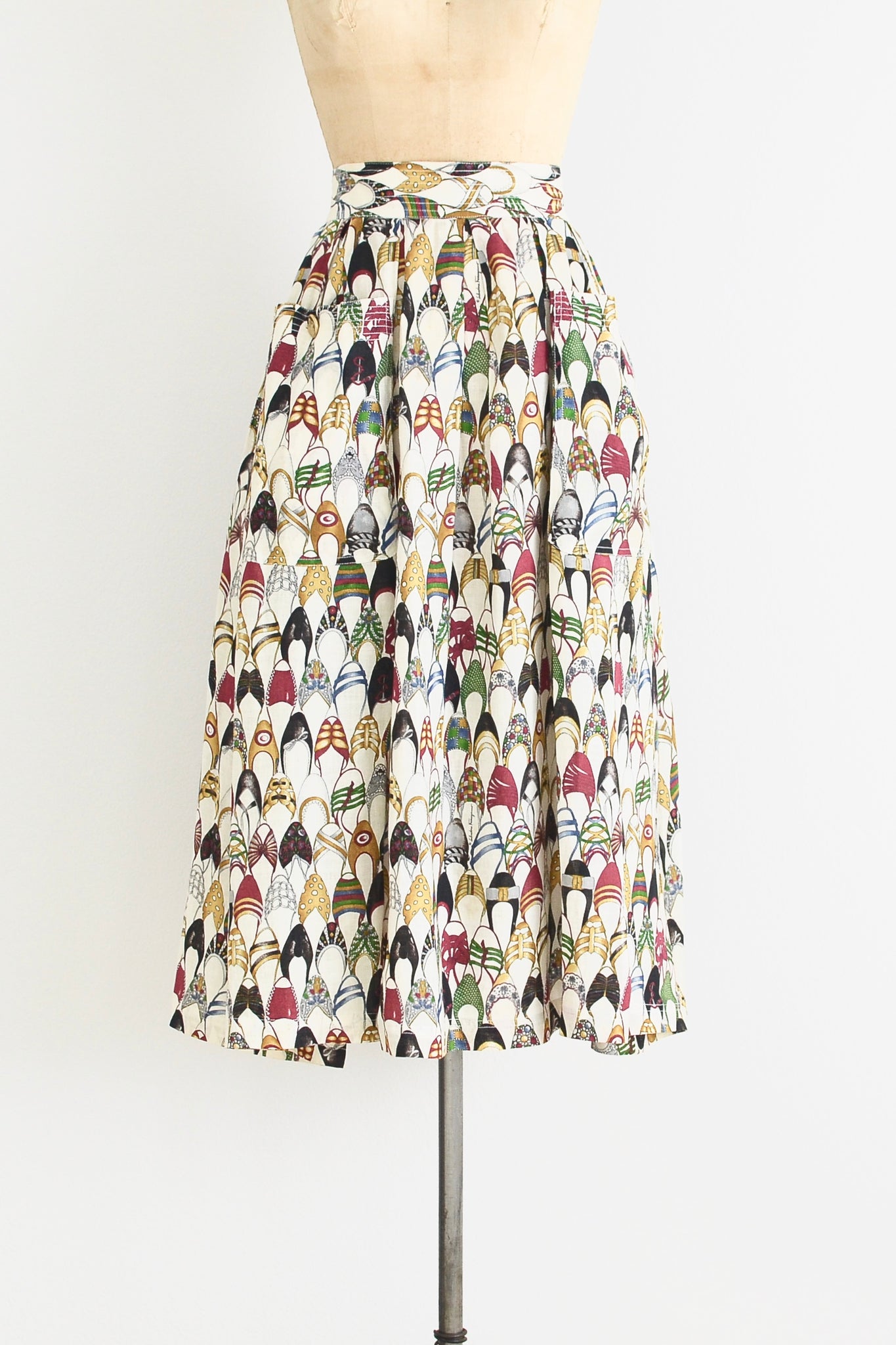 Salvatore Ferragamo Novelty Skirt - Pickled Vintage