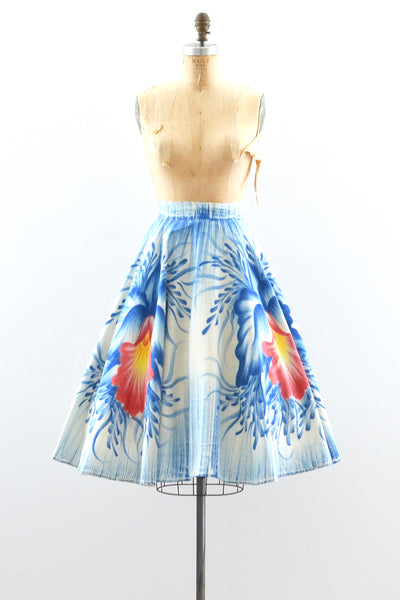 1950s Handpainted Skirt