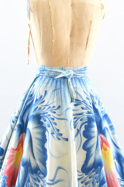 1950s Handpainted Skirt