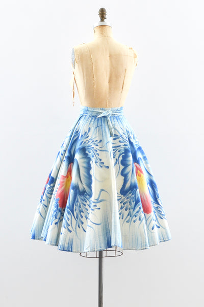 1950s Handpainted Skirt