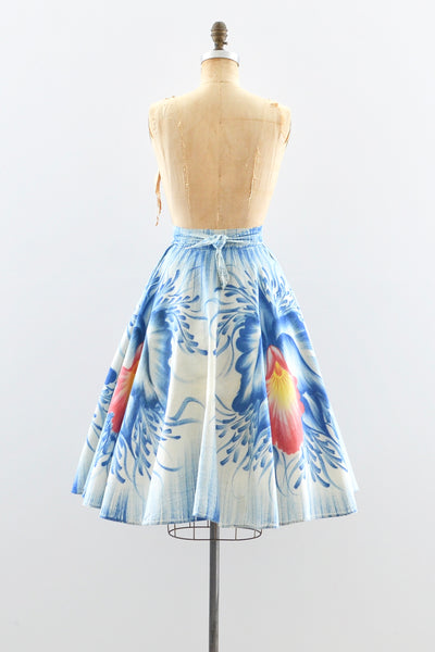 1950s Handpainted Skirt