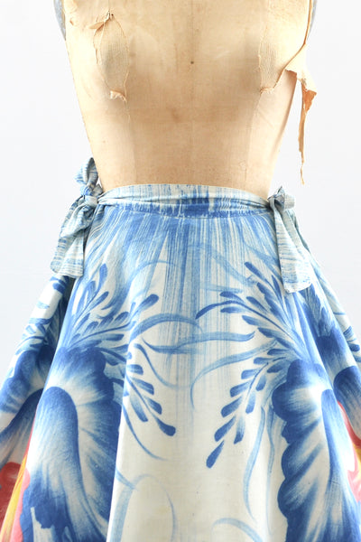 1950s Handpainted Skirt