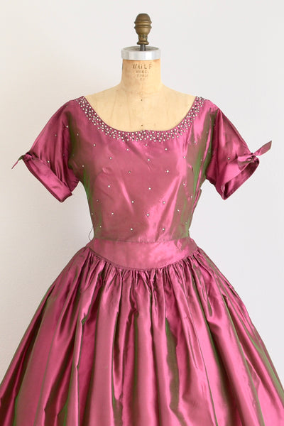 Fuchsia Iridescent Dress - Pickled Vintage