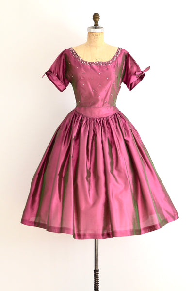 Fuchsia Iridescent Dress - Pickled Vintage