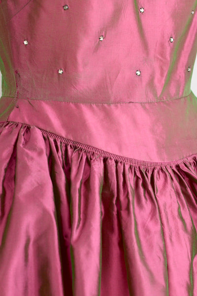 Fuchsia Iridescent Dress - Pickled Vintage