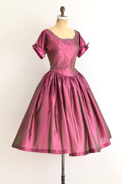 Fuchsia Iridescent Dress - Pickled Vintage