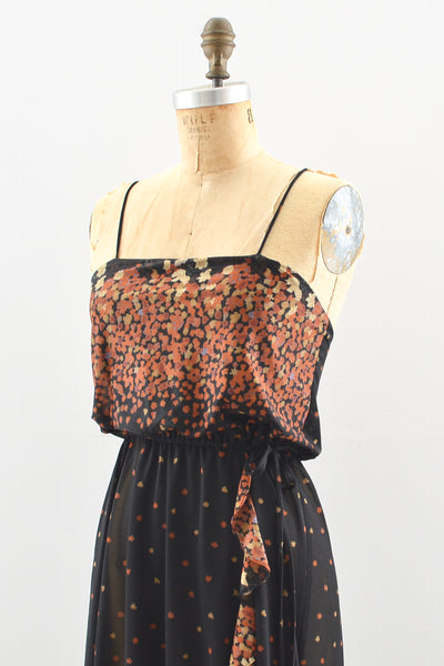 Leaf Print Dress / XS