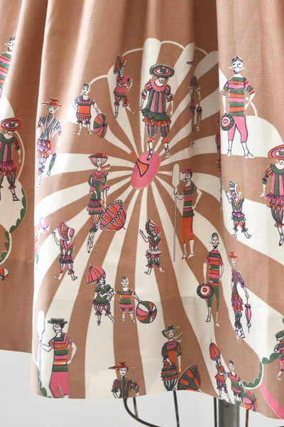 Novelty Print Skirt / S