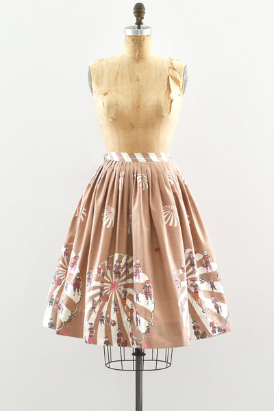 Novelty Print Skirt / S