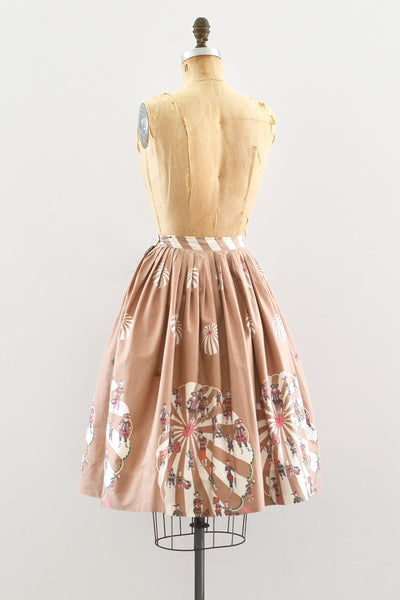 Novelty Print Skirt / S