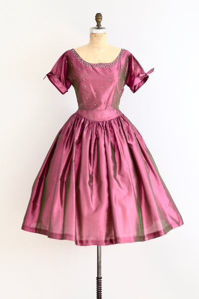 Fuchsia Iridescent Dress - Pickled Vintage