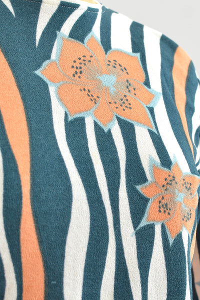 60s Printed Top / M