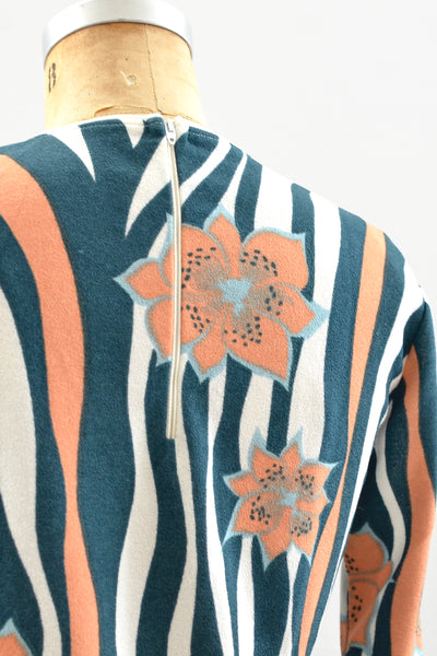 60s Printed Top / M