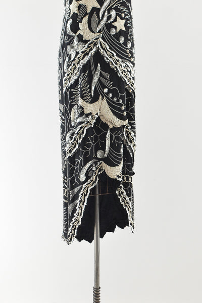 Oleg Cassini Beaded Dress