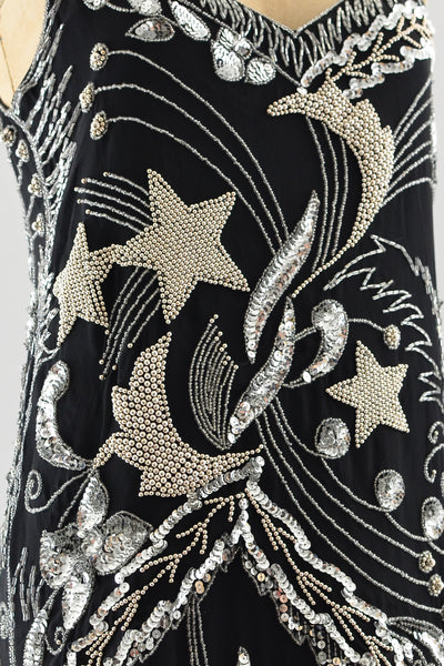 Oleg Cassini Beaded Dress