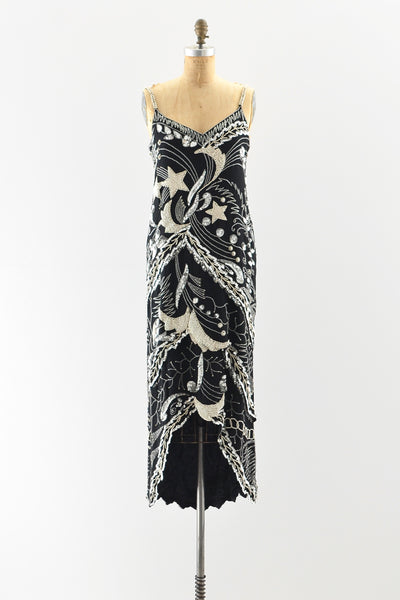 Oleg Cassini Beaded Dress