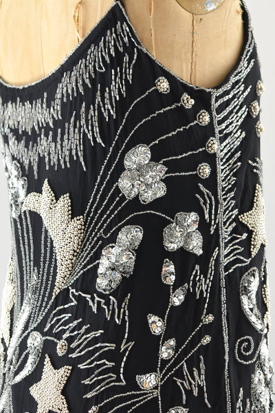Oleg Cassini Beaded Dress