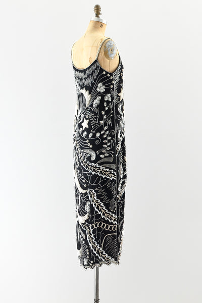 Oleg Cassini Beaded Dress