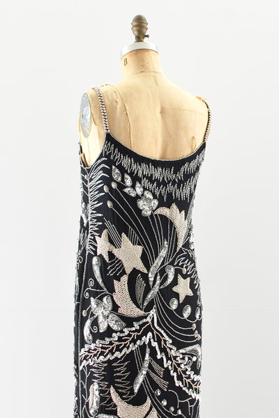 Oleg Cassini Beaded Dress