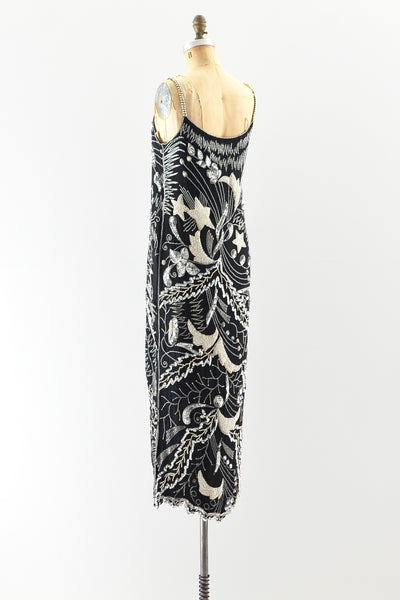 Oleg Cassini Beaded Dress