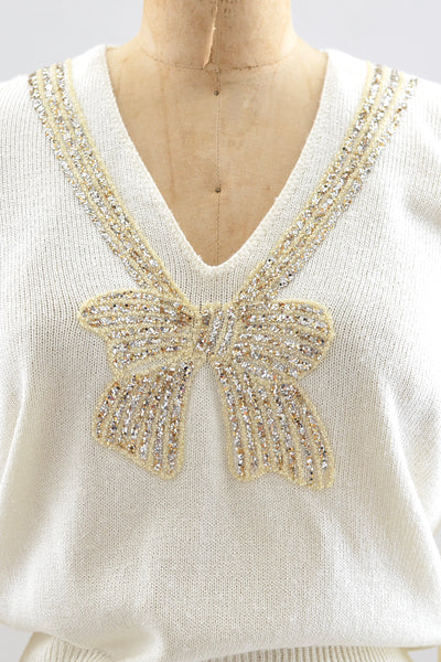 Sparkle Bow Sweater