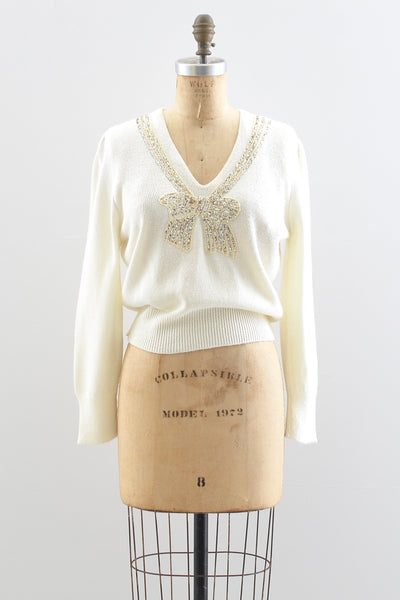 Sparkle Bow Sweater
