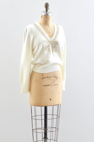 Sparkle Bow Sweater