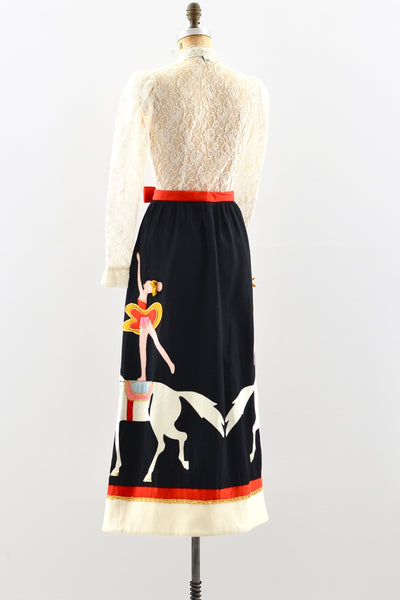 Acrobat On Horse Malcolm Starr Skirt