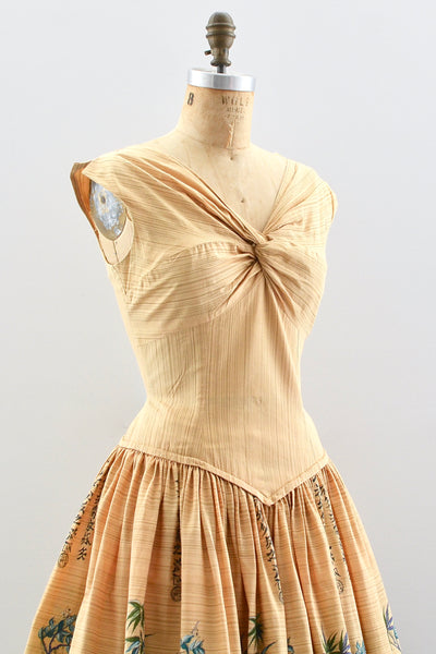 1950s Lute Song Dress