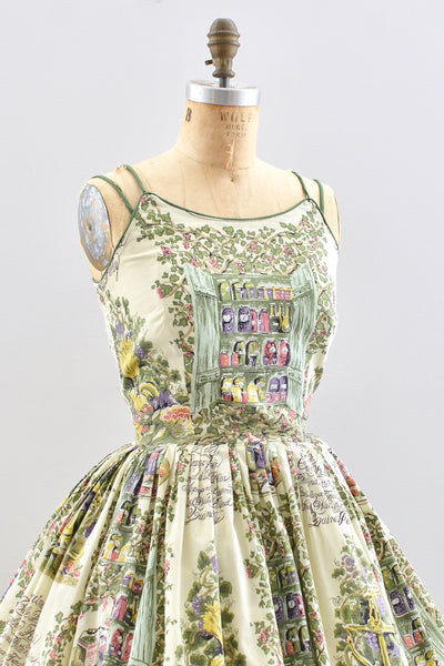 Cottagecore Print Dress